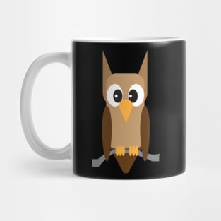 Little Brown Hoot Owl Mug